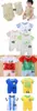 Summer Baby Short sleeve clothes jumpsuits 0-12 Month bear romper Free