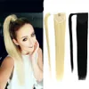 quality 8a remy human hair ponytails wrap around ponytail hair extensions hairs accessories 1216inch 100g per piece free shedding no tangle