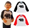 New Spring Autumn Ins Baby Kids Cartoon Letters T-shirt Ragazzi Ragazza manica lunga in cotone Top Tee T-shirt Abbigliamento per bambini Magliette