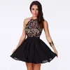 Vestidos Sexiga Kvinnor Baklösa Party Klänningar Sommar Elegant Lady Lace Crochet Bodycon Dress Svart Kvinnor Casual Ärmlös Klänning