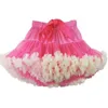 2019 zomer baby meisjes kinderen kinderen dansen tutu petticoats dancewear effen kleur garen ballet jurk fancy rokken