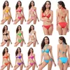 2017 Sıcak sling bikini düz renk kadın mayo bikini set mayo Çok arsız brezilya alt Maillot De Bain Bikini