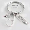 2018 New Fashion Keychain Keyring '' Se o pai não puder consertar, não se pode '' 'Mank Tools Keychain Sift para o pai S