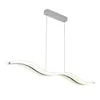 Lustres modernes Rectangle pendentif LED luminaire blanc acrylique lustre lampe éclairage allée porche Suspension lumières