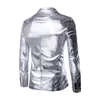 Ganze Gold Glänzende Blazer Männer Beschichtet Metallic Nachtclub Herren Anzug Jacke Blazer Casual Slim Fit Hip Hop Kostüme Sänger tänzer6517822