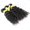 Onda profunda Remy Cabelo Bundles 300g cabelo virgem brasileiro 3 pacotes de Cor Natural 3 Pcs extensões de cabelo humano