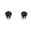 1 Pair New Round Crystal Zircon Magnetic Magnet clip Earrings For Women Men Punk ear cuff earrings