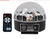 Nuovo di alta qualità 110-220 v 9 colori LED DMX 512 luci da palco Crystal Magic Ball effetto di illuminazione per bar, feste, discoteca