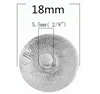 핫 도매 모듬 25pcs 골동품 실버 생강 18mm 스냅 버튼 석 스톤 청크의 매력 DIY 쥬얼리 브랜드의 새로운 믹스 디자인