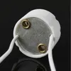 20 stks / partij GU10 Lamphouder Socket Base Adapter Draad Connector Keramische Socket voor LED-halogeen Licht witte kleuren