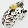 New 85*35mm Stainless steel chastity device cock cage metal CB6000 Male penis cage chastity belt penis ring lock sex toys sex product