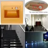 1.5W Human Body & Light Sensor LED Wall Plinth Recessed Night Lamps Stairs Hotel Porch Intelligent Induction Led Ground Footlight