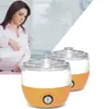 Macchina per yogurt multifunzione elettrica Fodera in acciaio inossidabile Mini yogurtiera automatica Capacità 1 litro Elettrodomestici da cucina Colazione