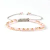 NEUE Design Mode Sommerschmuck Whole Mix Farben 6mm Fakteed Crystal Jade Perlen Makrame billige Flechtenarmbänder205r