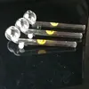 Wholesale glass water pipe, face long curved pot glass burner, free shipping