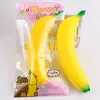 Wyprzedaż squishy banan 18 * 4 cm urok wolny rosnący miękkie kolekcja zwierząt wystrój kota głowy akcesoria do pakowania