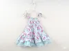 Bebek Kız Giydirme Yeni Yaz Plaj Stil Çiçek Parti Elbise İçin Kızlar Vintage Bebek Kız Giyim ücretsiz nakliye yazdır