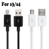 100 stks Topkwaliteit Micro USB-kabel 2.0 Data Sync Charger-kabel voor Samsung Galaxy S3 S4 Note 2 voor HTC Motorola BlackBerry