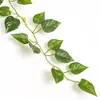 Wholesale- 2m Artificial Ivy Leaf Garland Plants Vine Fake Foliage Flowers Home Decor Plastic Artificial Flower Rattan Evergreen Cirrus