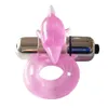 Anneaux de pénis Sex Toys, Anneau de dauphin animal Silicone Vibrant Cock Ring Sex Produits de sexe pour adultes 0701