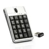 iOne Keyboard Mouse Combos 19 Tastierino numerico con rotellina di scorrimento per un rapido inserimento dei dati Tastiera USB mause Wireless 2 4G e Bluetoot232j