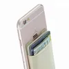 Portafoglio con calzino morbido Porta carte di credito Tasca per contanti Adesivo Supporto adesivo Organizer Custodia per soldi Cellulare Gadget 3M