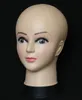 Damska Head Head Head Hat Display Wig Torso PCV Training Model głowy Kobiecy