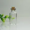 5 ml kleine Mini-Glasflaschen, transparente Fläschchen mit Korkstopfen, 40 x 18 mm (Höhe x Durchmesser), Nachricht, Hochzeit, Wunsch, Schmuck, Partygeschenke