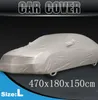 Inomhus Utomhus Full Car Cover Sun UV Snö Dammsäker skydd Storlek S M L XL Bil täcker gratis frakt