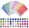 48 vel 35 cm * 4cm Mix Kleur Transfer Folie Nail Art Star Design Sticker Decal voor Poolse zorg DIY Universe Nail Art Decoretion