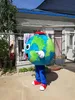 Hot high quality Real Pictures Deluxe the earth mascot costume fancy carnival costume free shipping