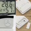Mini Digitale LCD-temperatuurvochtigheidsmeter Klok Indoor Hygrometer Thermometer