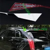 2x carro automático 304 aço inoxidável spoiler retrovisor cauda decorativa acabamento quadro para cadillac srx 2010-2015