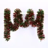 Width 11cm Mix Two Colors Ornaments Garland Ribbon Tinsel Hanging Decorations for Christmas Festival Party Garden Shop Window Chir4783473