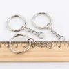 Heißer Verkauf! Antik Silber Band Kette Schlüsselanhänger DIY Zubehör Material Zubehör