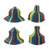 10pcslot moda sihirli şapkalar Kadınlar için yaz şapkaları genç kadın kapaklar kağıt şapka seyahat çeşitliliği sihirli şirket katlanmış vazo şapkaları9993451