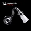 Hookahs Oil Burner glass pipes 10mm 14mm 18mm male female Pyrex Bubbler for Hookahs water bong