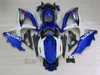 Kit carenatura personalizzato per stampaggio a iniezione per Suzuki GSXR600 08 09 10 set carene bianco blu GSXR750 2008 2009 2010 OI08