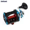 Mulinello da traina a tamburo 4BB 2 colori 30B C 18Kg Drag Power Baitcasting Mulinello da pesca per barche da mare Strumenti per la pesca della mano destra pesca trollin212l