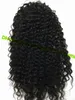 Diva1 Brasiliansk Kinky Curly Black Weave Ponytail Naturlig Human Ponytails med Drawstring Extensions Inch Virgin Real Hair 140g