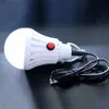 7W / 12W LED المصابيح في الهواء الطلق الإضاءة في حالات الطوارئ USB شحن الطاقة المحمولة شحن التخييم خيمة ضوء لمبة مع التبديل