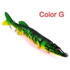 Ny saltvattenfiske Big Game Sea Lure 66g 20cm ABS Plast 8 Sektioner Hård Bait Bass Baits