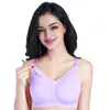 Kvinnor Nursing Bra ammar Gravid Maternity Wire Free Bra Seamless Push Up Underwear 7Colors S-XL