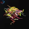 200PCS 4cm03g Bass Fishing Worms 10 Farben Silikon Weiche Kunststoff Angeln Lockt Künstliche Köder Gummi in Jig Kopf haken Use9412983