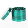 Colorful 4 Layers Parts Grinders Zinc Alloy Sharpstone Dry Herb Vaporizer Grinder For Smoking Water Pipes 40 50 55 63mm With Teeth