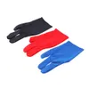 Durable Nylon 3 Fingers Glove for Billiard Pool Snooker Cue Shooter Black