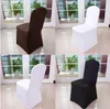 Wolesale chair cover wedding wedding pure color with thick white elastic high-end banquet chair cover free shipping WA0101