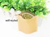 12*20+4cm Opaque foil Stand Bag Matte feel Self sealing Reusable Food packaging store Ornaments bags Spot 100/ package