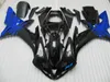 Kit de carénage de haute qualité pour Yamaha YZF R1 2002 2003, ensemble de carénages flammes bleues noires YZF R1 02 03 BC50