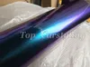 bLUE TO PURPLE Gloss Rainbow drift Chameleon Vinyl Car Wrap Film con bolle d'aria free / release Foglio di copertura 1.52x20m 5X67ft